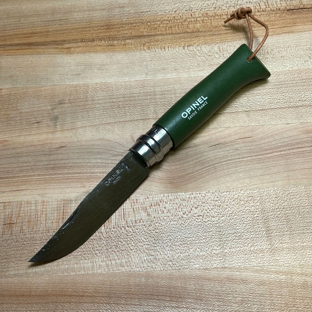 Opinel No. 8 Folding Knife - Stainless Steel Colorama Series