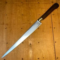 Bernal Cutlery Nogent Style 8.8" Slicer Carbon Steel Ebony Nickle