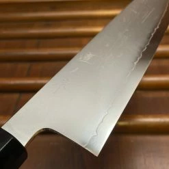 H&K Myojin Riki Sesakusho Myojin Naohito 240mm Gyuto SG2 Stainless Kasumi Teak