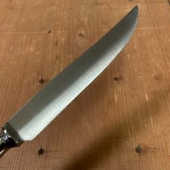 Eichenlaub Forged Tableware - Steak Knife Table Length- Horn Polished - Set Of 6 Eichenlaub Tableware