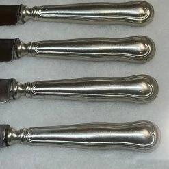 Vintage Antique A.W. Solingen Buckels Table Knives In Shadow Box ~1900-20