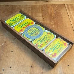International Loft Pantry Nuri Sardines Wood Gift Box | Premium Artisanal | 4.4 Oz Cans
