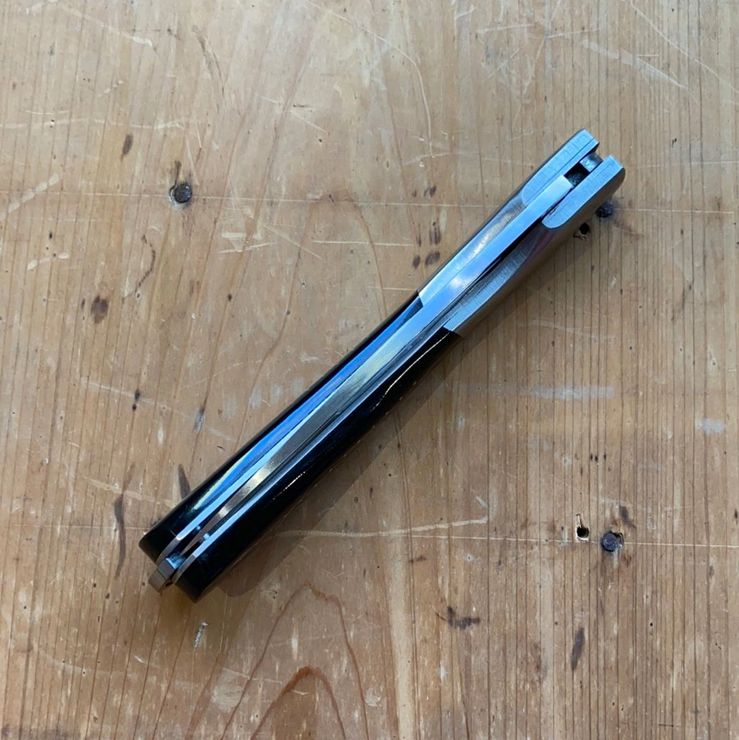 Fontenille Pataud Sperone 12cm '2013' Pinned Buffalo Horn Tip Lockback