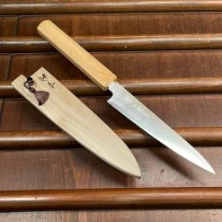 Konosuke Sanjo GS+ 150mm Petty SLD / Khii Chestnut With Saya