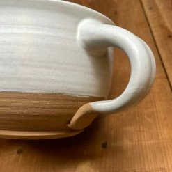 Millet & Hammer White Ceramic Soup Mug Table | Steak