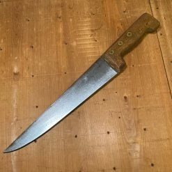 Bernal Cutlery Unmarked 11” Boucher Butcher Knife Carbon Steel France 1950’s? The Vault