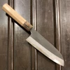 Hitohira Tanaka Kyuzo 180mm Santoku Aogami 1 Yakusugi Cedar
