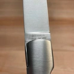 Fontenille Pataud Sperone 12cm Carved Pinned Buffalo Horn Tip Lockback