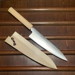 Konosuke Sanjo GS+ 210mm Gyuto SLD / Khii Chestnut W Saya