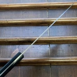 Hitohira New Old Stock Imojiya OKD 180mm Santoku Stainless Clad Shirogami 2 Pakka Handle