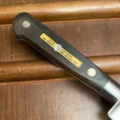 Bernal Cutlery Sabatier Trumpet / Ancien Maison 12โ Round Tip Carving Knife Stainless France 1950โs