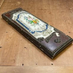 Vintage Table | Steak Fork And Knife Set Forged Carbon Steel & Coin Silver (?) German ? Late 19th C