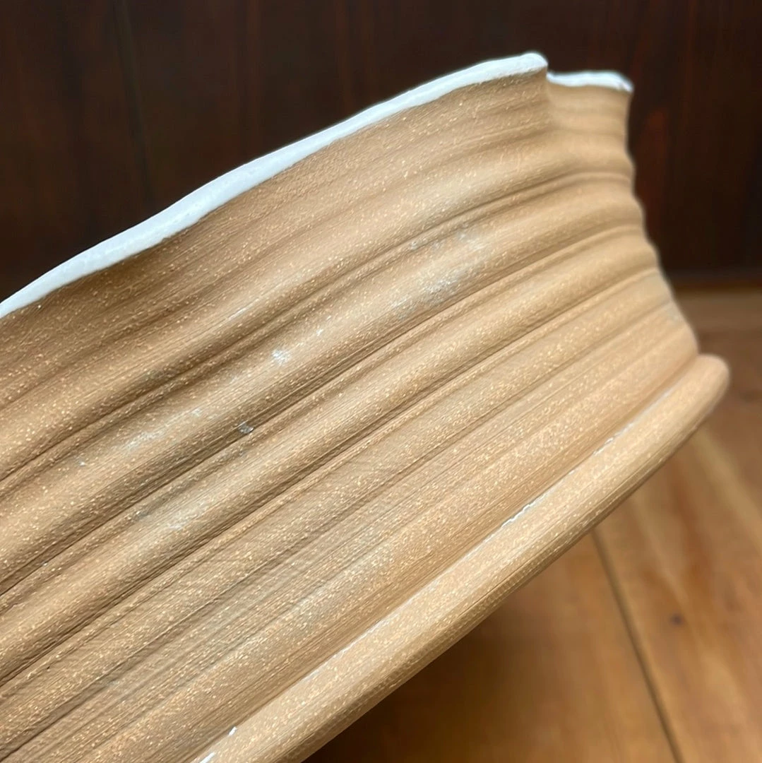 Millet & Hammer White Ceramic Pie Plate