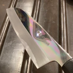 Sakai Kikumori'Choyo' 180mm Santoku Shirogami 2 W/ Saya