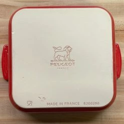 Peugeot Appolia Ceramic Square Baker Red 11