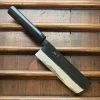 Hitohira HS 165mm Nakiri Shirogami #2 Damascus Kurouchi Rosewood