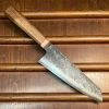 Blenheim Forge 180mm Bunka Santoku Iron Clad Aogami Super Walnut & Copper