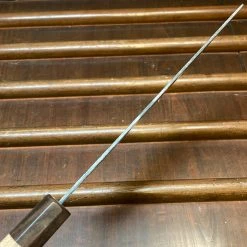 Hitohira Togashi 180mm Nakiri Aogami 2 Kurouchi Cherry Handle (Ebony End)