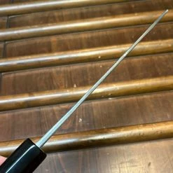 Robert Herder - Windmühlenmesser Tsukasa Hinoura 165mm Santoku Shirogami Warikomi Kitaeji Suminagashi Double Horn Enju