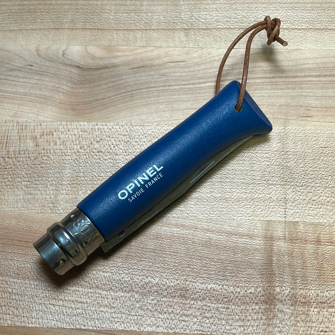 Opinel No. 8 Folding Knife - Stainless Steel Colorama Series