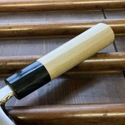 Hitohira Togashi LEFTY 150mm Deba Shirogami 1 Tachi Ho Wood W/ Saya