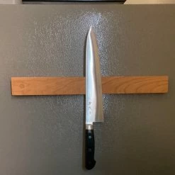 Kitchen Tools WooDsom 16" Refrigerator Mounted Magnetic Strip - Cherry