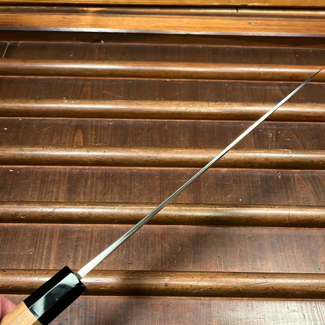 H&K Yoshikane 240mm Gyuto Shirogami 2 Nashiji Teak Handle