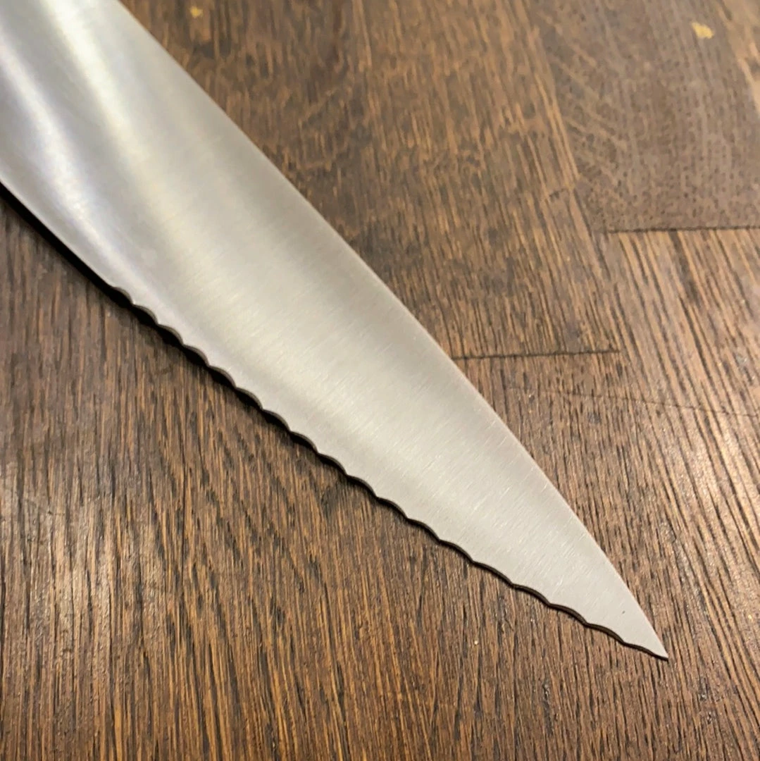 K Sabatier / Tartine / Bernal 10" Chef With Serrated Tip Carbon Steel
