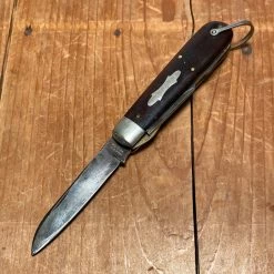 Bernal Cutlery The Vault Schrade Walden 3.75” Electricians Knife Bow Tie Shield & Rosewood 1946-73