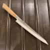 Hitohira TD 240mm Sujihiki Stainless Clad Aogami 2 Nashiji Western