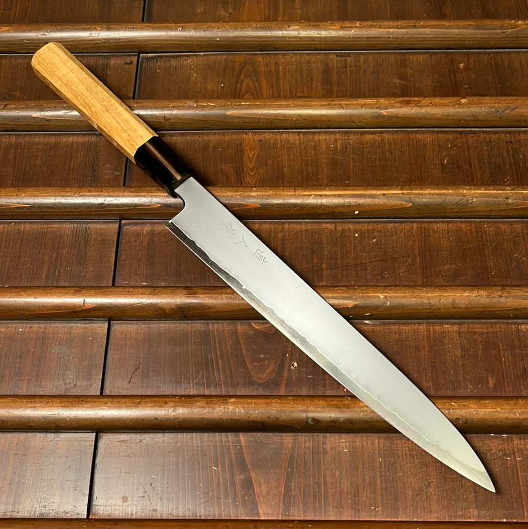 H&K Myojin Naohito 255mm Sujihiki SG2 Stainless Kasumi Teak