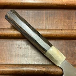 Hitohira Togashi 165mm Utility Stainless Clad Shirogami 1 Ziricote Handle