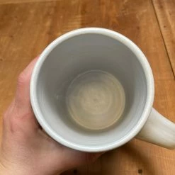 Millet & Hammer White Ceramic Coffee Mug