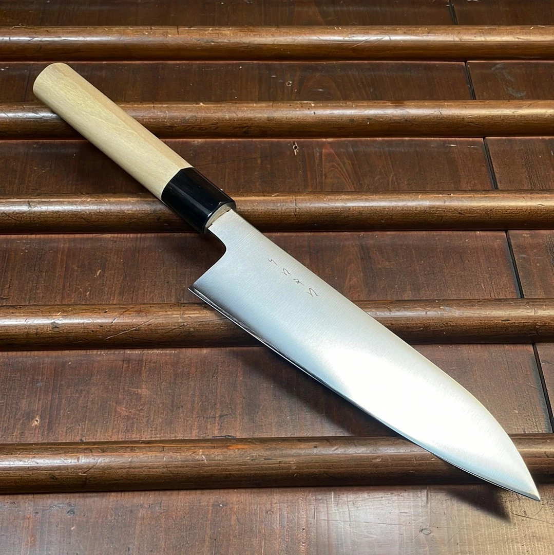 Hitohira KH 180mm Santoku Stainless Ho Wood D Shape