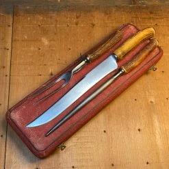 Bernal Cutlery Meridan Cutlery Co Carving Set Late 19th Early 20th C
