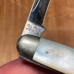 Bernal Cutlery Geo Wostenholm IXL 3” Pen Knife Stainless Pearl 1930-71 The Vault