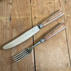 Bernal Cutlery Herman Hahn Solingen Set Of 6 Ea Table Knives And Forks Stainless The Vault