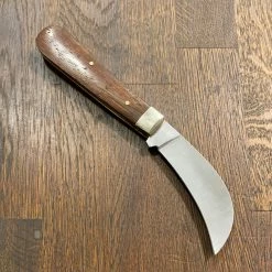 J Adams 3 5/8" Pruning Jack Pocket Knife Carbon Steel & Walnut