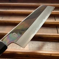 Sakai Kikumori'Choyo' 180mm Kiritsuke Santoku - Shirogami 2 - W/ Saya
