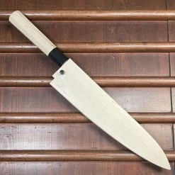 Ashi Hamono 240mm Wa-Gyuto Swedish Stainless W Saya