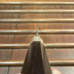 H&K Nakagawa Hamono Nakagawa 240mm Gyuto Aogami 1 Damascus Ebony Blond