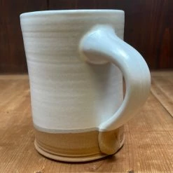 Millet & Hammer White Ceramic Coffee Mug