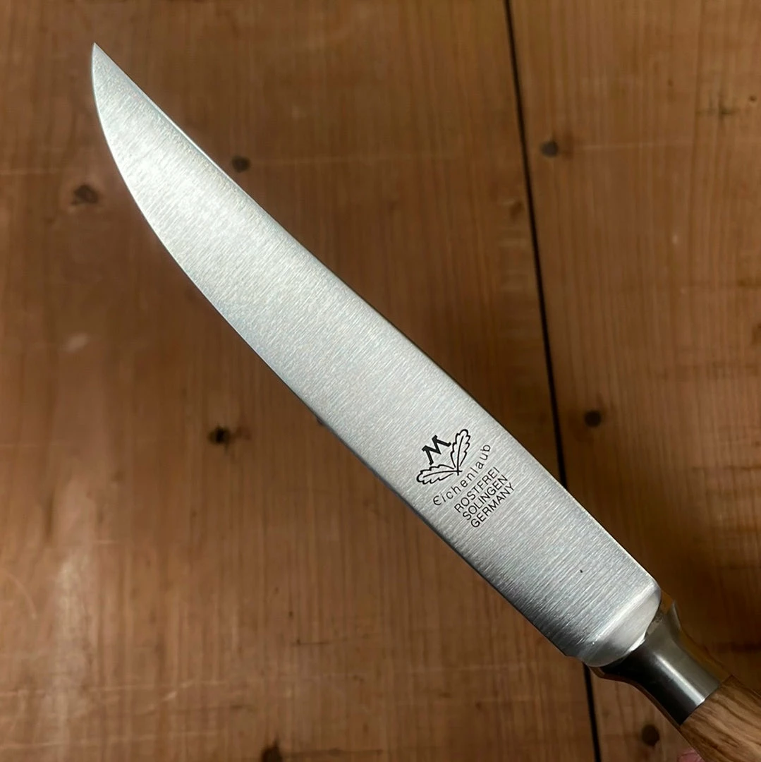 Eichenlaub Tableware Eichenlaub Forged Tableware - Steak Knife Table Length- Olive Matte- Set Of 6