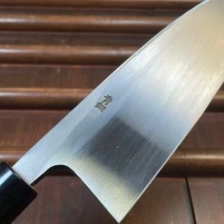 Hitohira Gorobei 165mm Deba LEFTY Aogami 2 Ho Wood