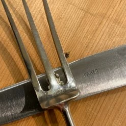 Bernal Cutlery The Vault French Carving Set Silver & Carbon Steel Paris Acier Forge