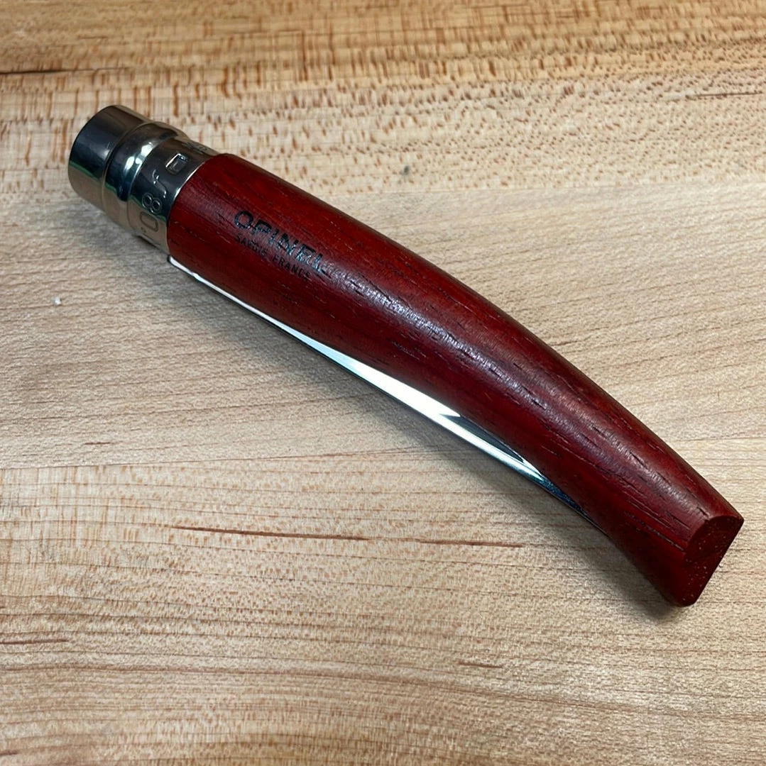 Opinel #8 Slim Folding Knife - Padouk - Stainless