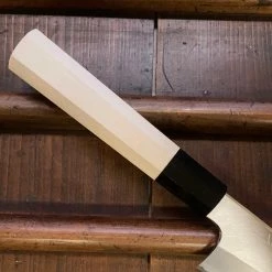 Hitohira Togashi 165mm Utility Stainless Clad Shirogami 1 Ho Wood Handle