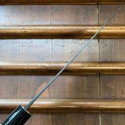 Nakajo Kaji-bei 165mm Nakiri Iron Clad Aogami 2 Suminagashi Kurouchi Buffalo Horn Ring