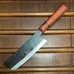 Dao Vua 165mm Nakiri Leaf Spring Carbon Steel