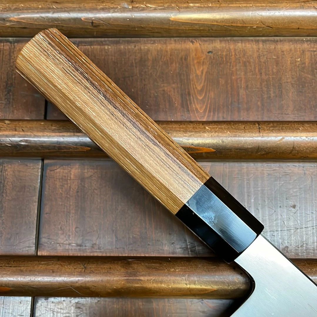 H&K Myojin Riki Sesakusho Myojin Naohito 240mm Kiritsuke Gyuto SG2 Stainless Kasumi Teak